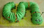 caterpillar cake tutorial 10
